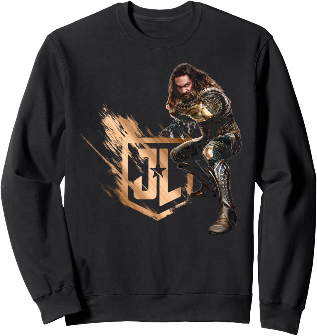 DC Justice League-Logo Aquaman Sweatshirt