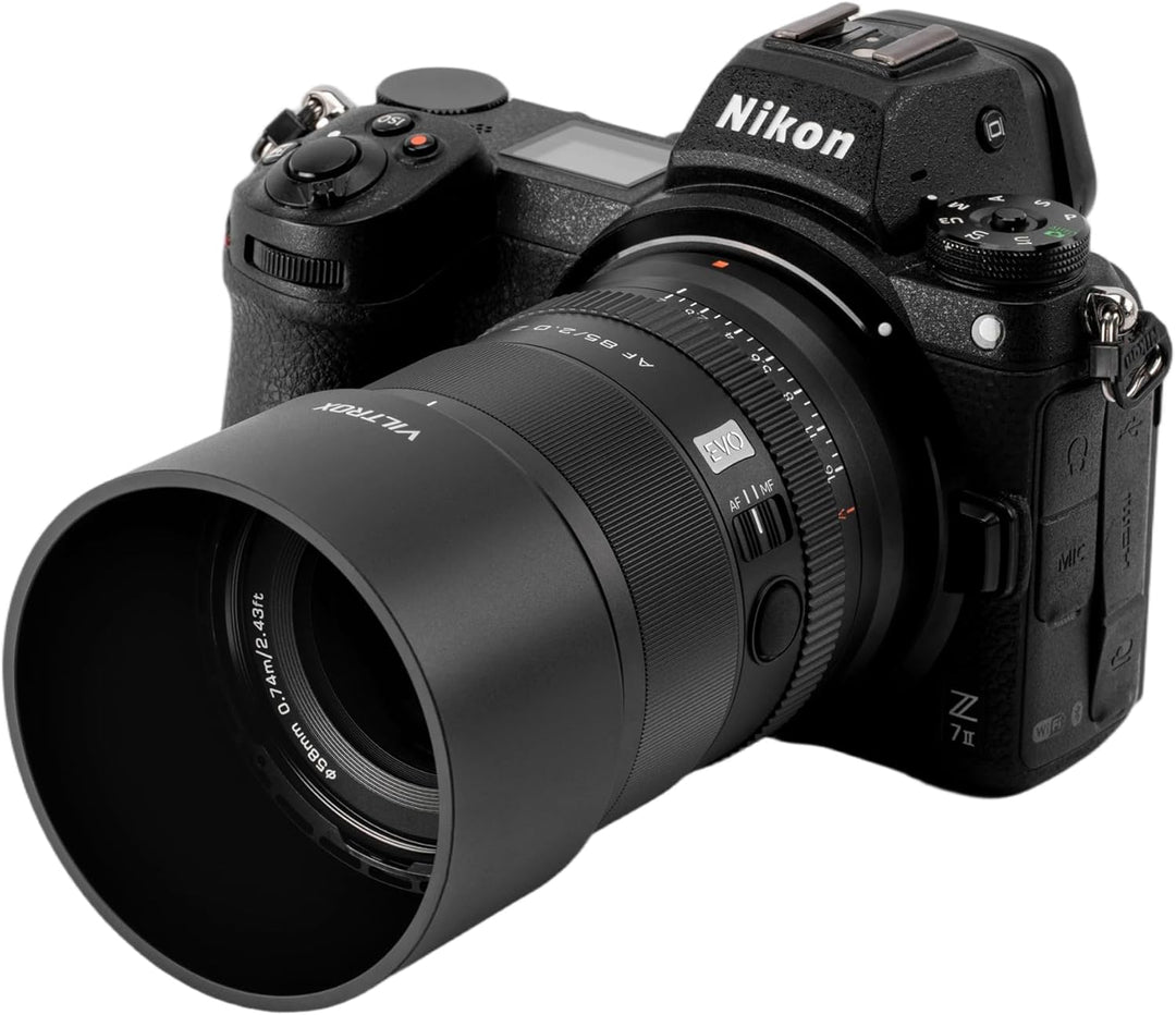 VILTROX 85mm F2.0 Z,AF 85mm f2.0 Z Mount EVO Objektiv für Nikon,Autofokus Vollformat Objektiv für Ni