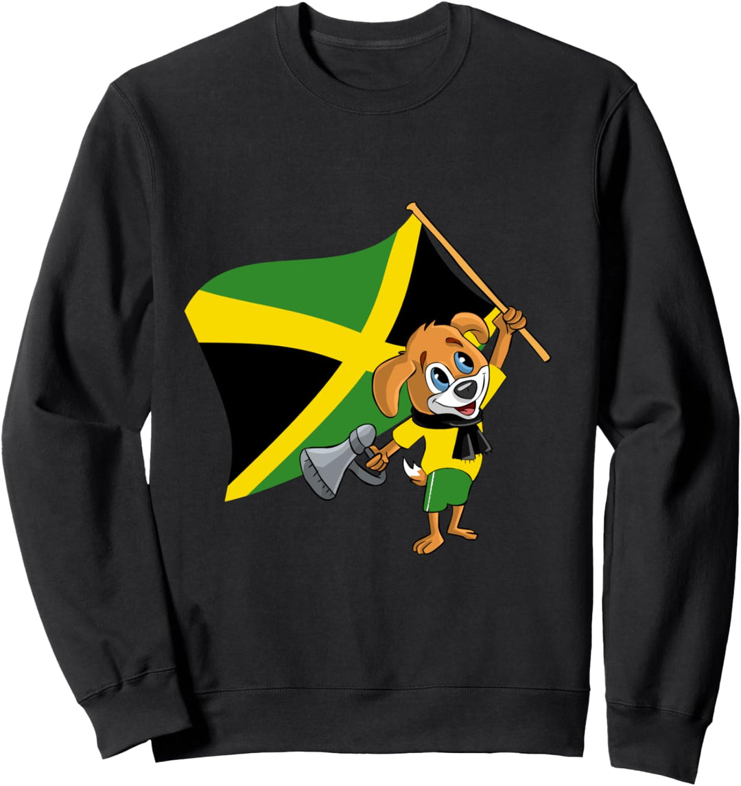 Ein jamaikanischer Fanhund / Geschenk für Jamaika-Fans. Sweatshirt