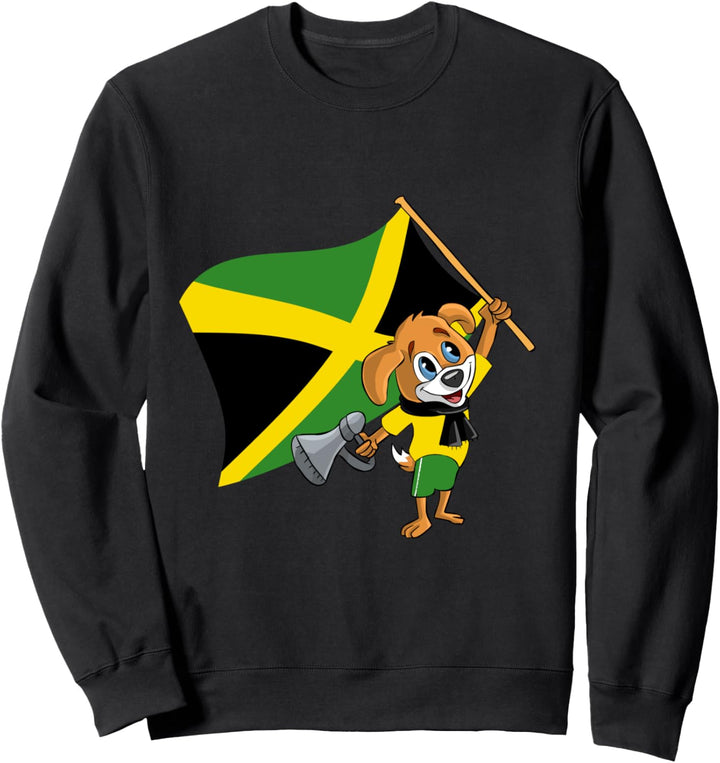 Ein jamaikanischer Fanhund / Geschenk für Jamaika-Fans. Sweatshirt