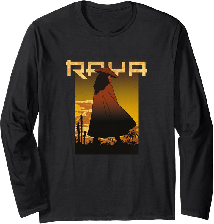 Disney Raya And The Last Dragon Raya Poster Langarmshirt