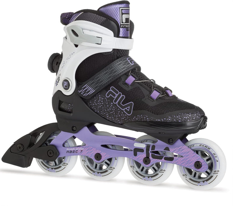 FILA Damen Legacy Qf Inline skate 42 LADY BLACK/VIOLET, 42 LADY BLACK/VIOLET