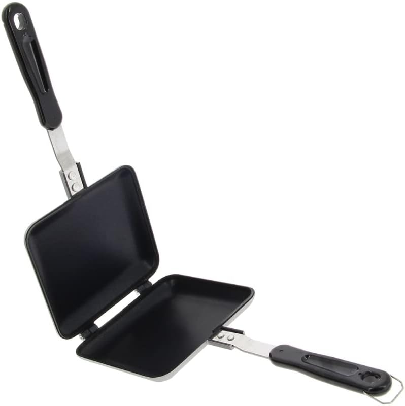 NGT Gun Metall Toastie Maker Bankside Toaster, Karpfenangeln, Kochen, Camping, Würstchen, Frühstück