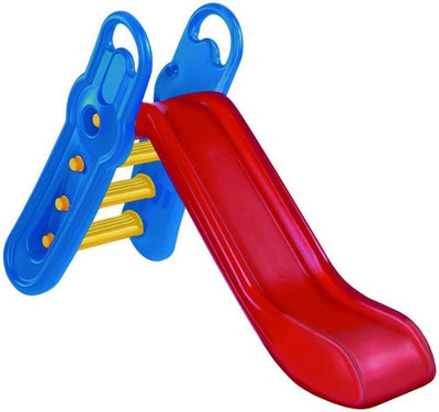 BIG - Fun-Slide - 152cm lange Rutschbahn, Nutzung für den Hausgebrauch, rot-blaue Rutsche für drinne