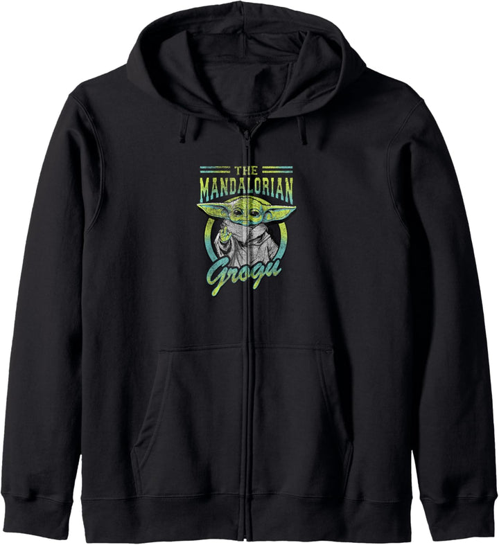 Star Wars: The Mandalorian Grogu Logo Portrait Kapuzenjacke
