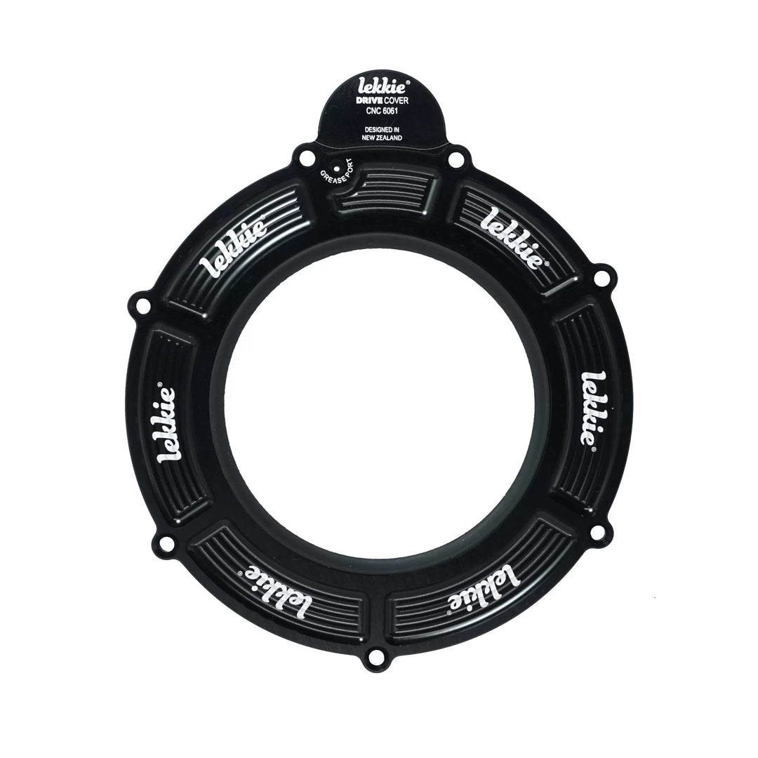 windmeile | Lekkie Drive Cover, Motor Hülle, für Bafang BBS01 und BBS02, Schwarz/Silber/Rot/Slick, F