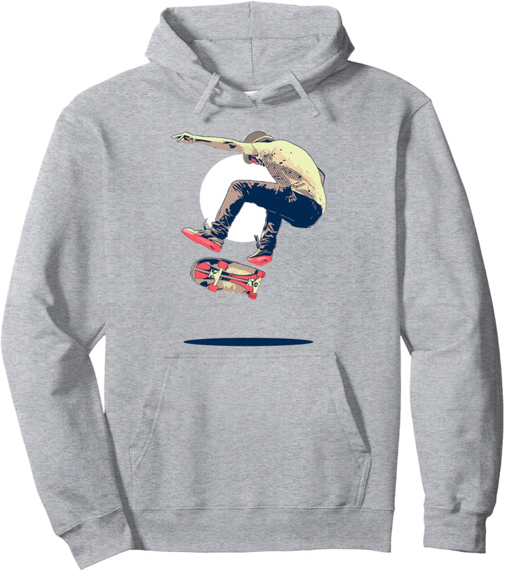 Sweet Vintage Skater Retro Skateboarding Graphic 80's Pullover Hoodie