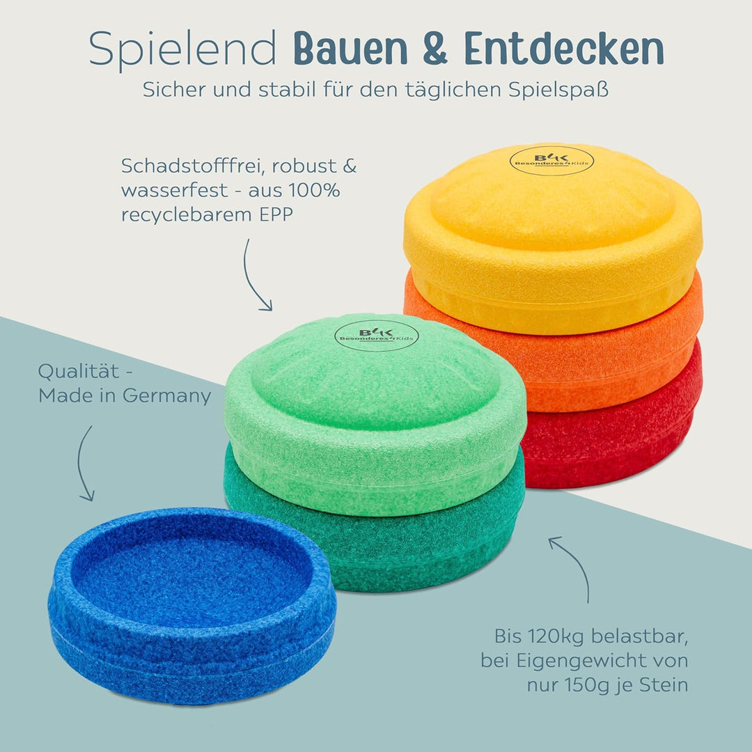 Stapelwelt MyFunStone Spielstein Balancierstein, Besonderes4Kids, kompatibel mit anderen Balancierst