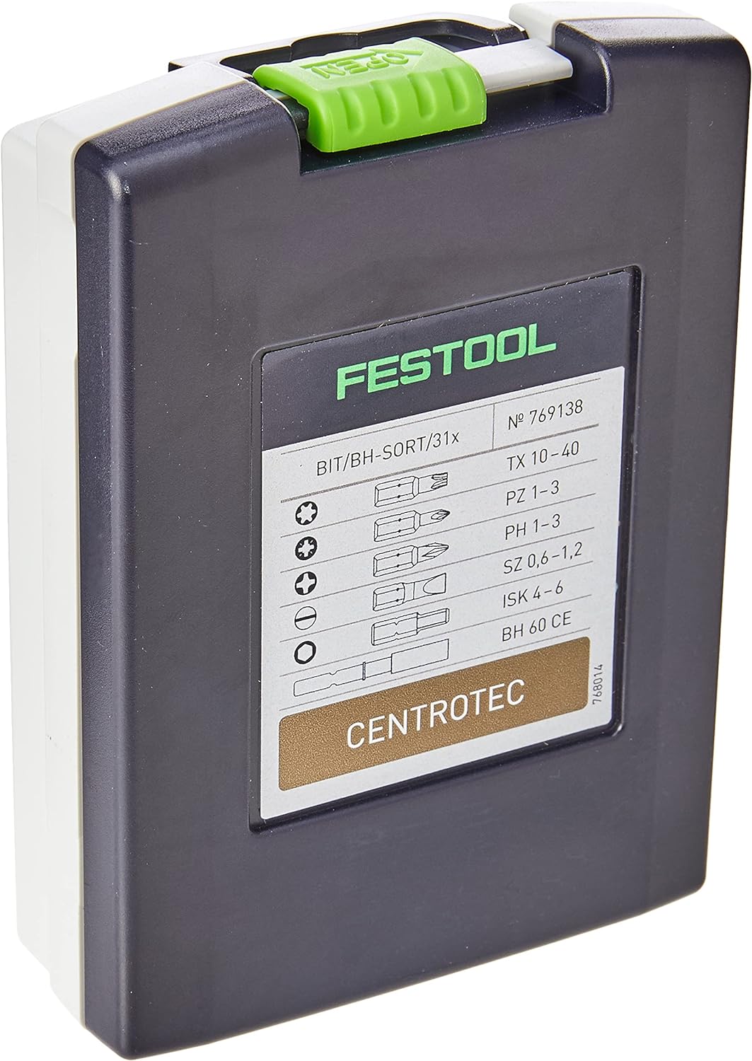 FESTOOL 769138 Bitkassette, BIT/BH-SORT/31x