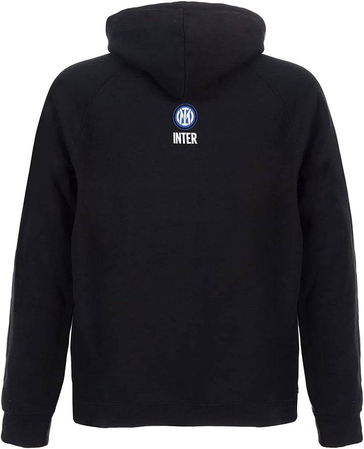 Inter Unisex New Logo Sweatshirt Kapuzenpullover XXL Schwarz, XXL Schwarz