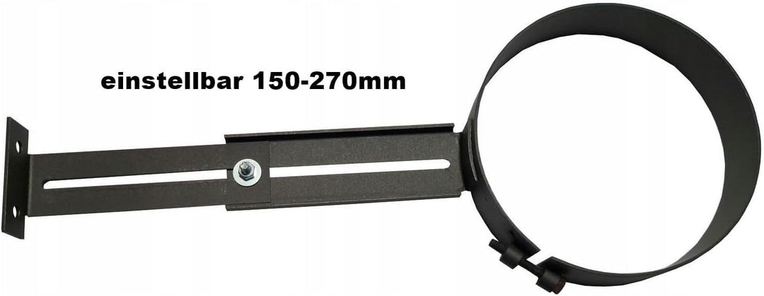 Ofenrohr Rauchrohr Kaminrohr Bogen Knie 45° 90° Doppelwandfutter Abgaswärmetauscher Radiator Wandros