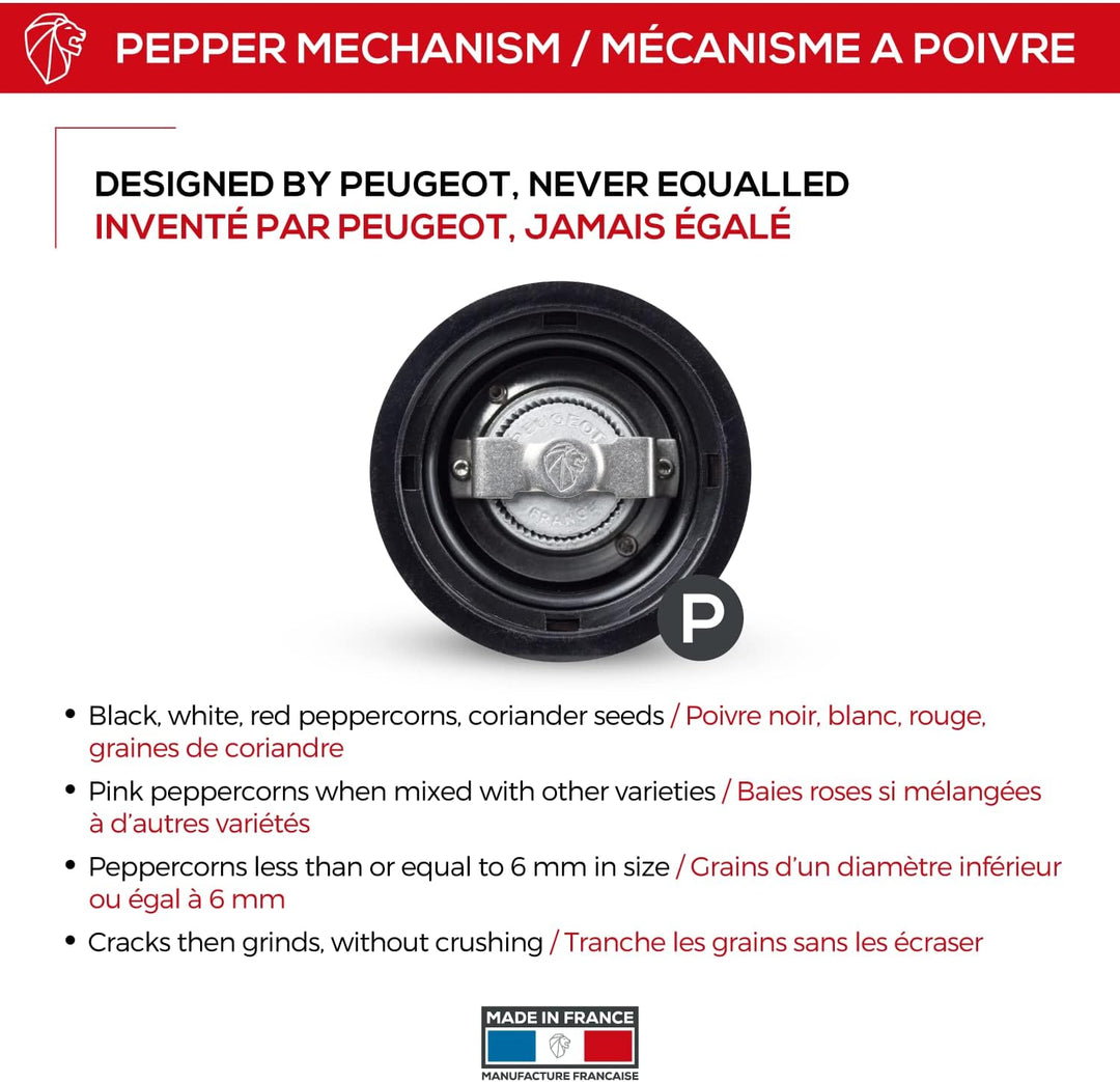 Paris U-select Pm 30 Cm Zwart Lak Peugeot 23768 Pfeffermühle Schwarz Lackiert, Pfeffermühle Schwarz