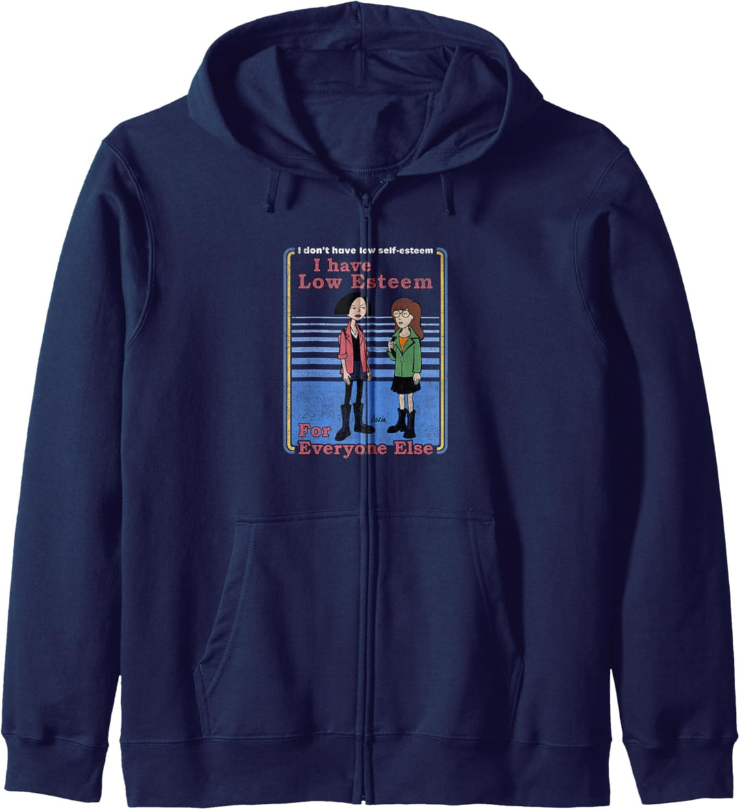 Daria Jane Lane Low Esteem For Everyone Else Kapuzenjacke