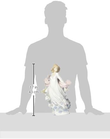 LLADRÓ Frauen-Figur Frühlingspracht. Frau. Porzellan.