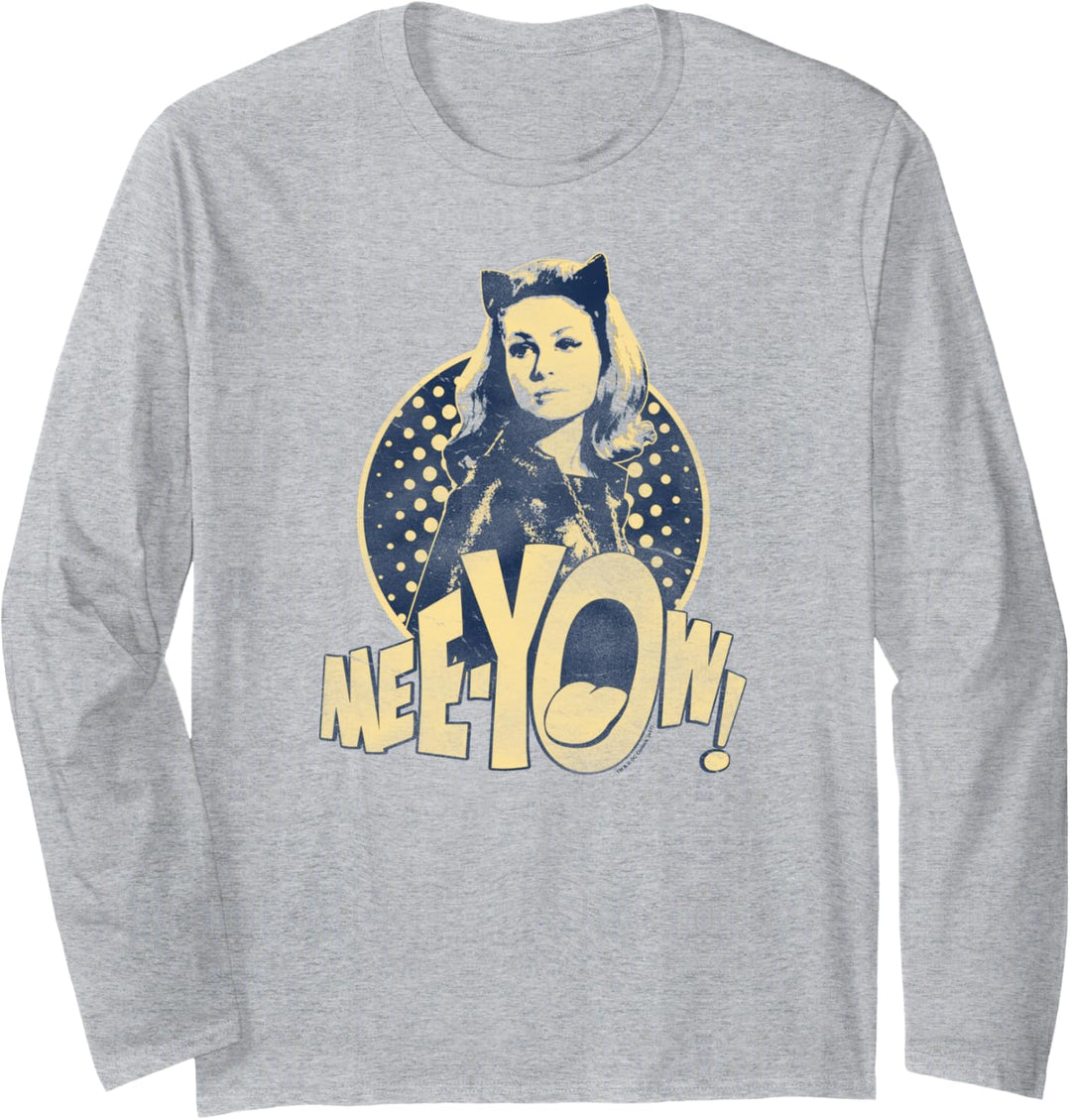 Batman Classic TV Series Catwoman Meeyow! Langarmshirt
