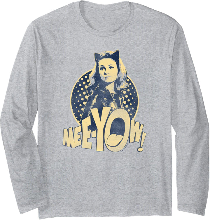 Batman Classic TV Series Catwoman Meeyow! Langarmshirt