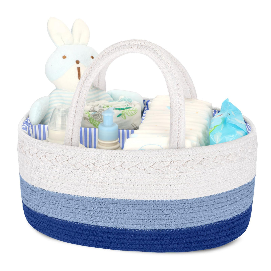 Maliton Wickeltisch Organizer，Baby Organizer Korb，Aufbewahrungskorb für den Wickeltisch，Windel Caddy