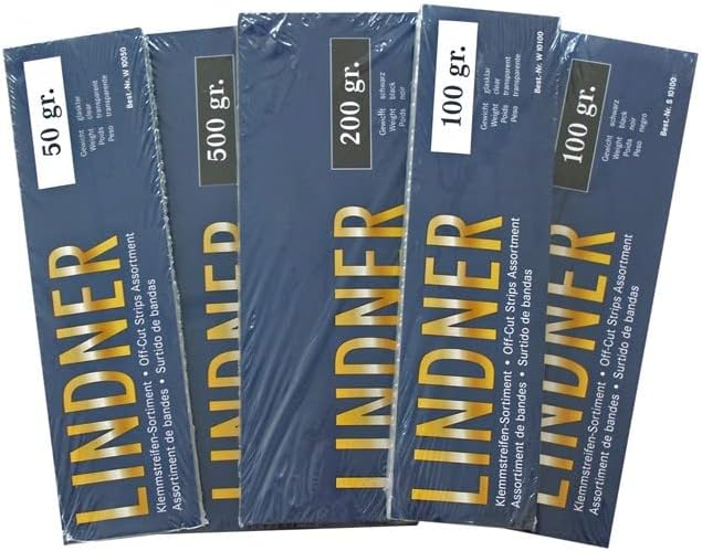 LINDNER Das Original Klemmstreifen-Kiloware: 1.Wahl, 500 g, kristallklar