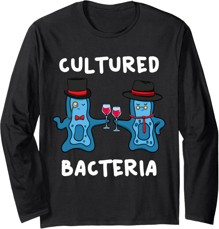 Cultured Bacteria Bacteriologist Bakteriologe Mikrobiologe Langarmshirt