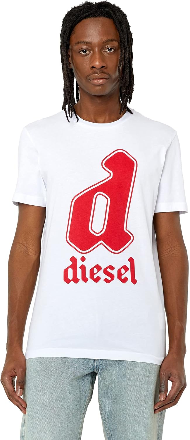 Diesel Herren T-Shirt L 100-0grai, L 100-0grai