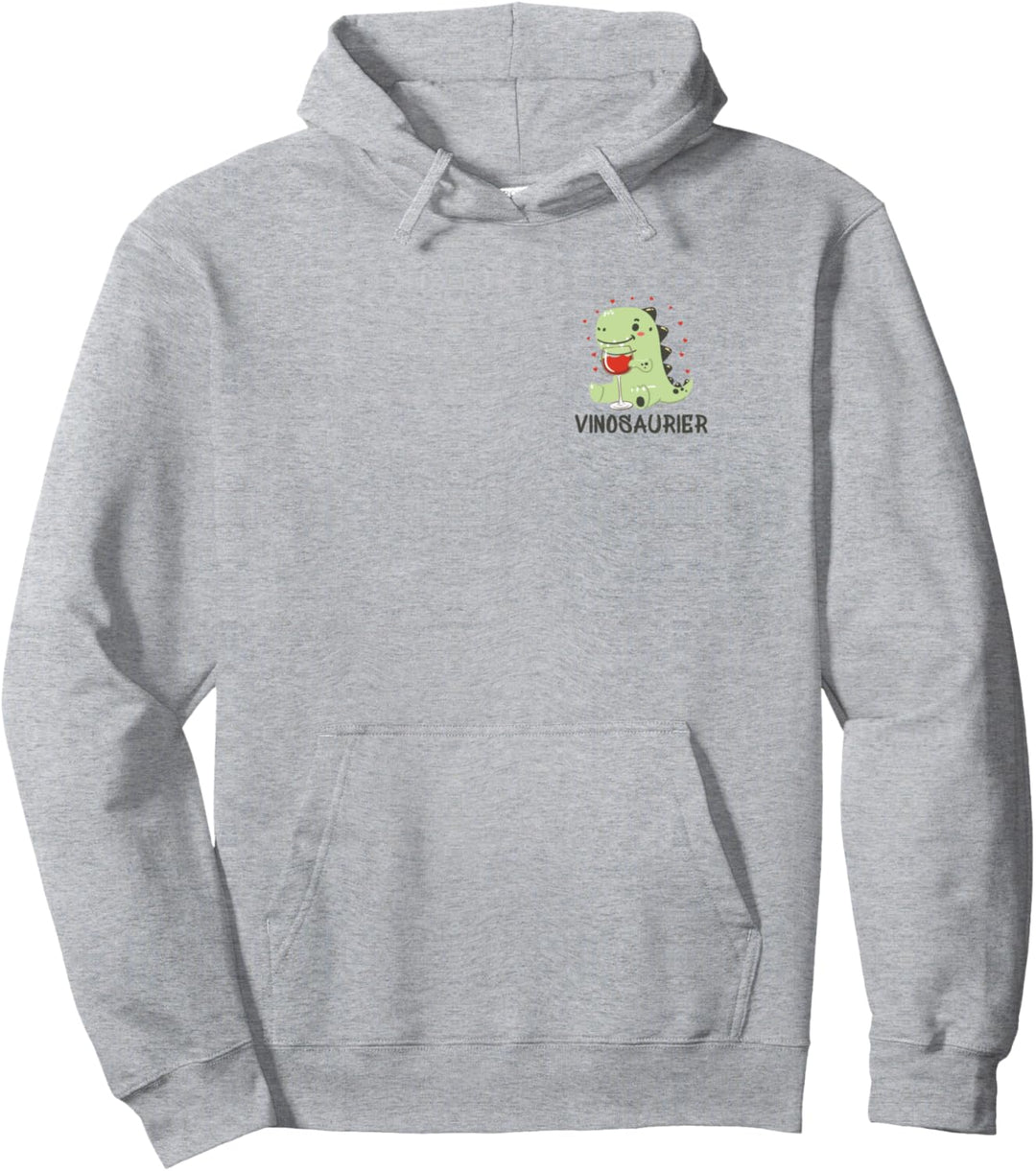 Vinosaurier Wein Vinodino Vinosaurus Party Weinfest Spruch Pullover Hoodie