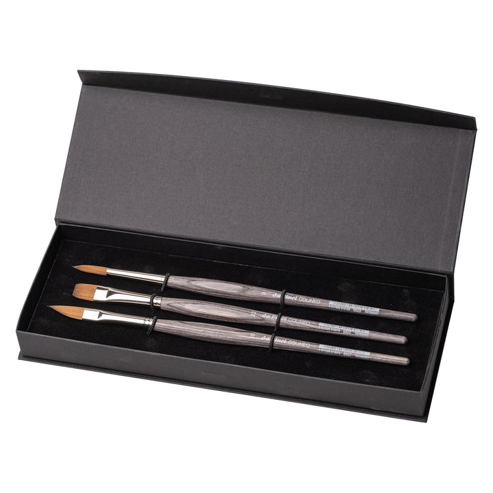 da Vinci Aquarellpinsel Geschenkbox Colineo mit 3 Pinseln, Gr. 8,10,12