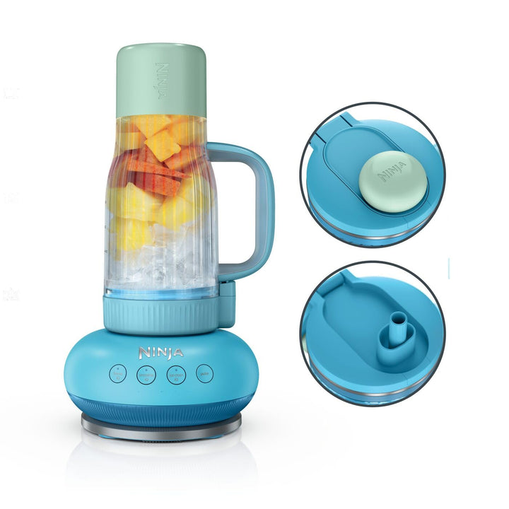 Ninja BlendBoss Mixer mit tragbarem Becher, Mixgerät mit abnehmbarem Reisebecher, 3 voreingestellte