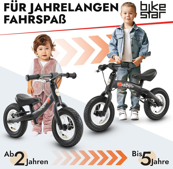 BIKESTAR Kinder Laufrad Lauflernrad Kinderrad für Jungen und Mädchen ab 2-3 Jahre | 10 Zoll Sport Ki