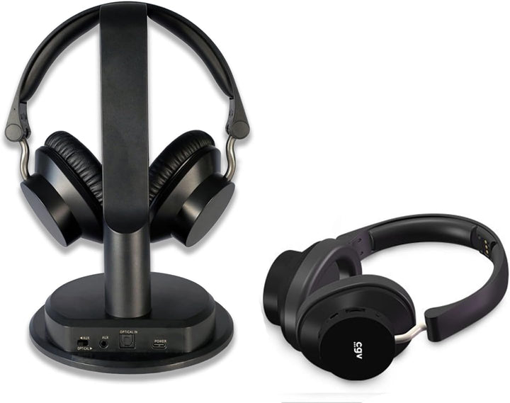 CGV Prelude 3 Duo kabellose TV/HiFi-Kopfhörer, unglaublich bequem, leicht, 35 Stunden Akkulaufzeit