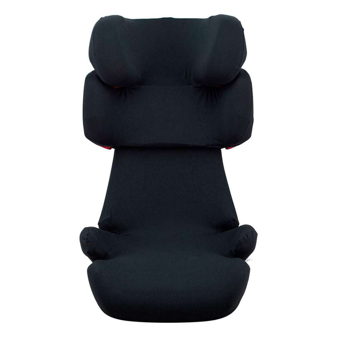 JYOKO KIDS Bezug für Autositz Kompatibel mit Cybex Solution Fix (Black Series), Black Series