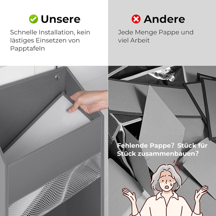 GRANNY SAYS Hängeorganizer Tür mit 4 Taschen, Packung mit 1 hinter der Tür hängenden Speicherorganis