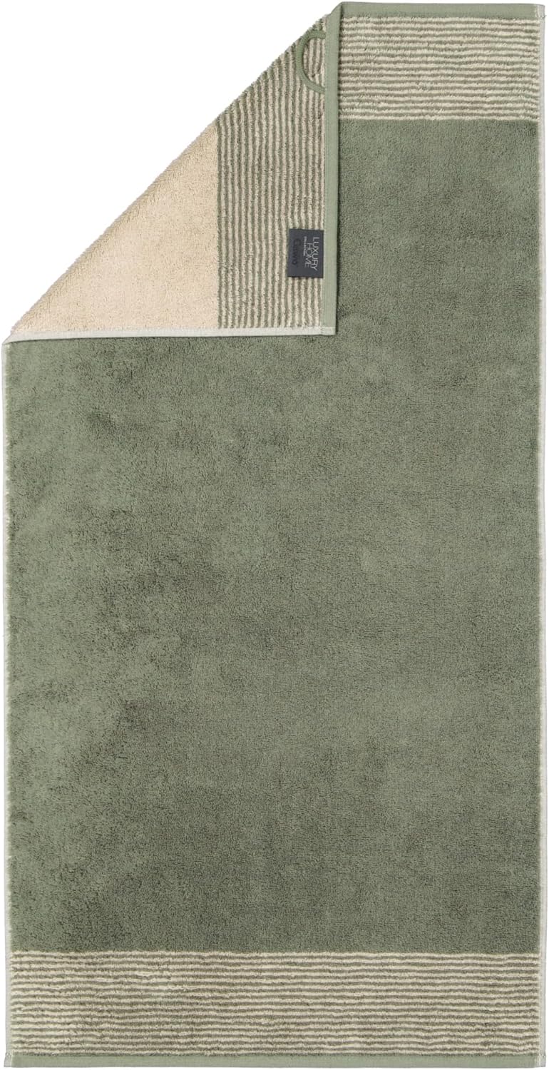 CAWÖ Home Handtücher Luxury Home Two-Tone 590 Field - 34 Duschtuch 80x150 cm, Duschtuch 80x150 cm