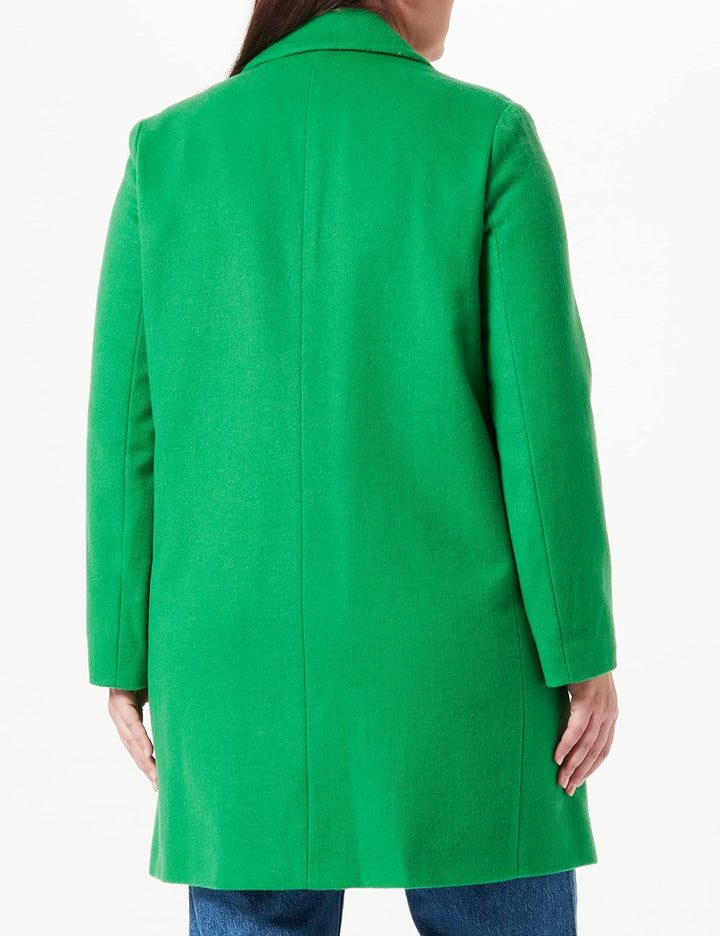 United Colors of Benetton Damen Mantel 46 Grün 91b, 46 Grün 91b