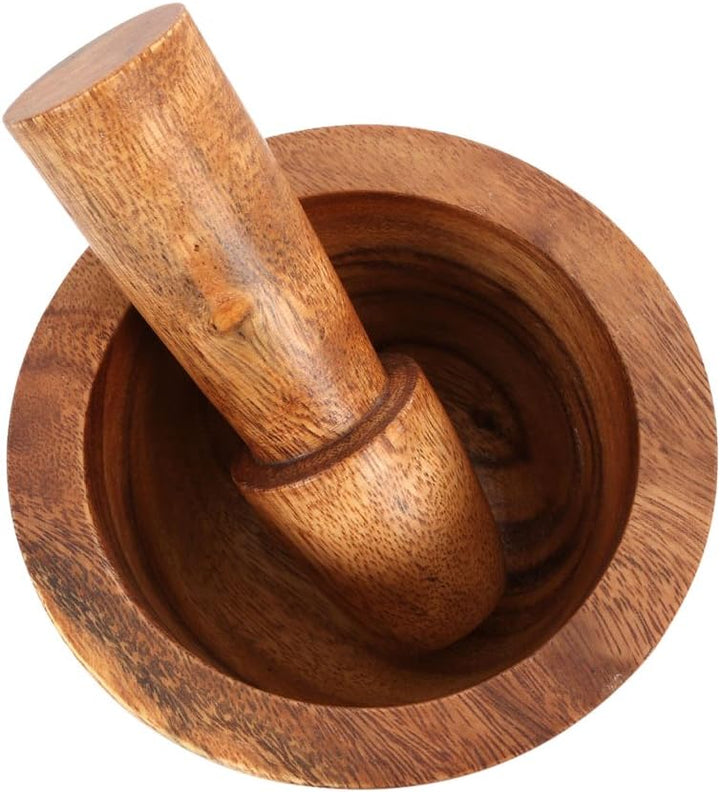 Premier Kora Mörser & Stössel, Akazienholz 15 x 15 x 9 cm, 15 x 15 x 9 cm