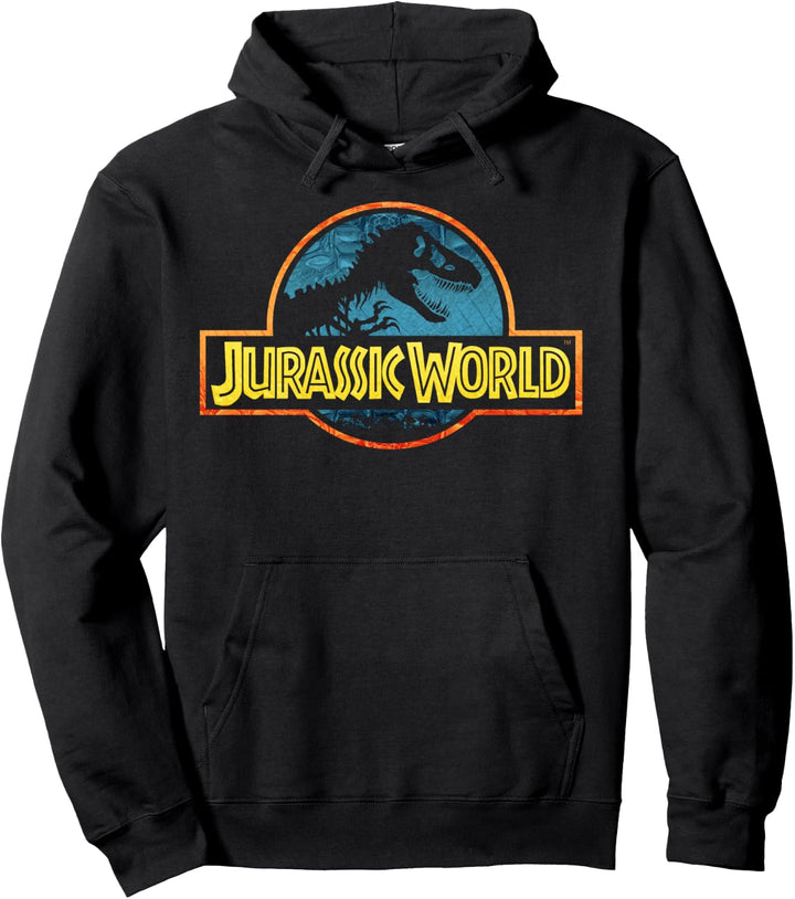 Jurassic World Scales And Geometric Logo Pullover Hoodie