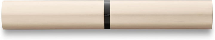 LAMY Lx Tintenroller 358 – Rollpen aus Aluminium, edel eloxiert in der Farbe Palladium mit transpare