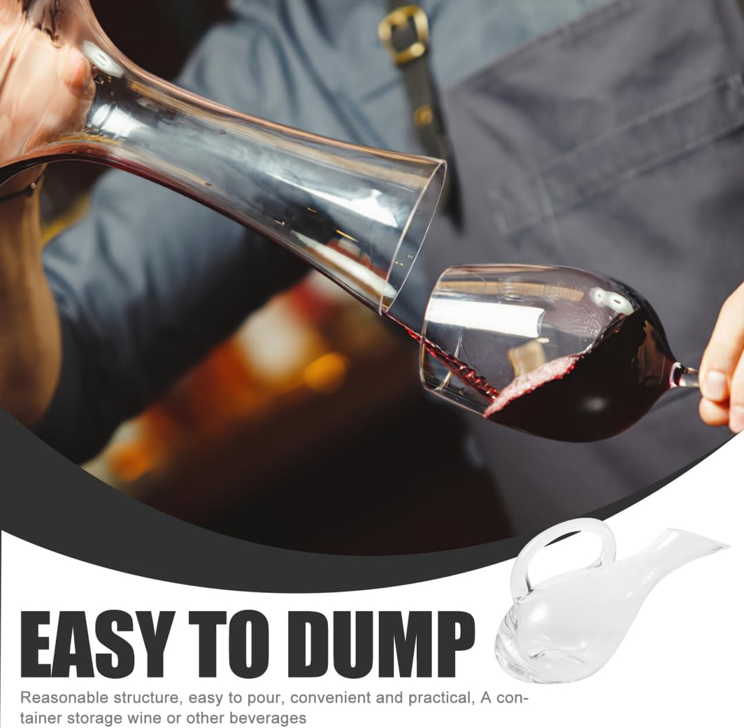 Cabilock Dekanter aus Glas schneller Dekanter Whisky-Spender Whiskyspender Bierkrug whisky decanter