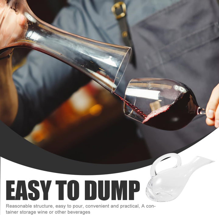 Cabilock Dekanter aus Glas schneller Dekanter Whisky-Spender Whiskyspender Bierkrug whisky decanter