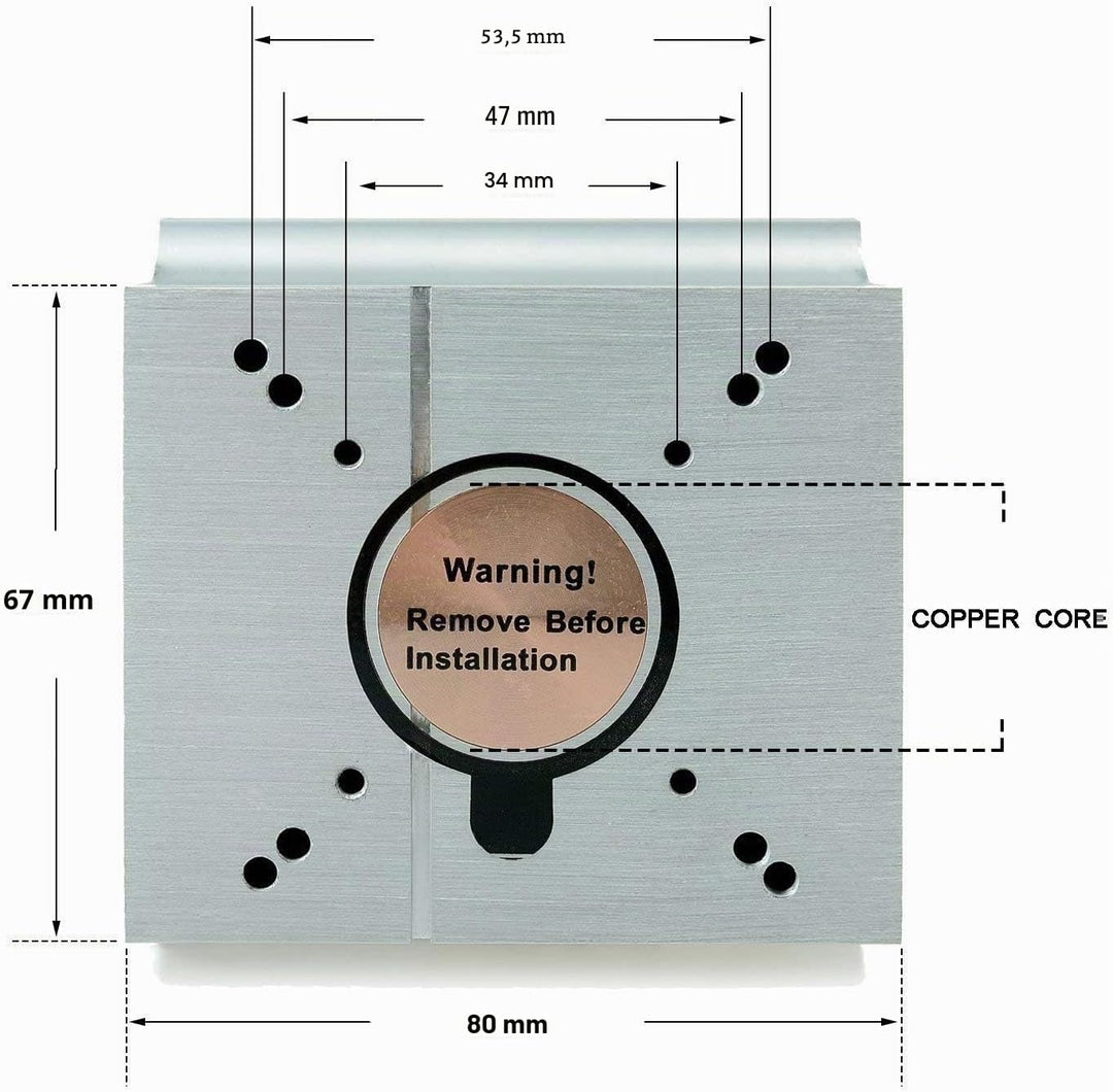 Aluminium Kühlkörper Kühlventilator + 44mm Objektiv 120 Grad für 50W 100W LED Licht und Chip 120 Gra