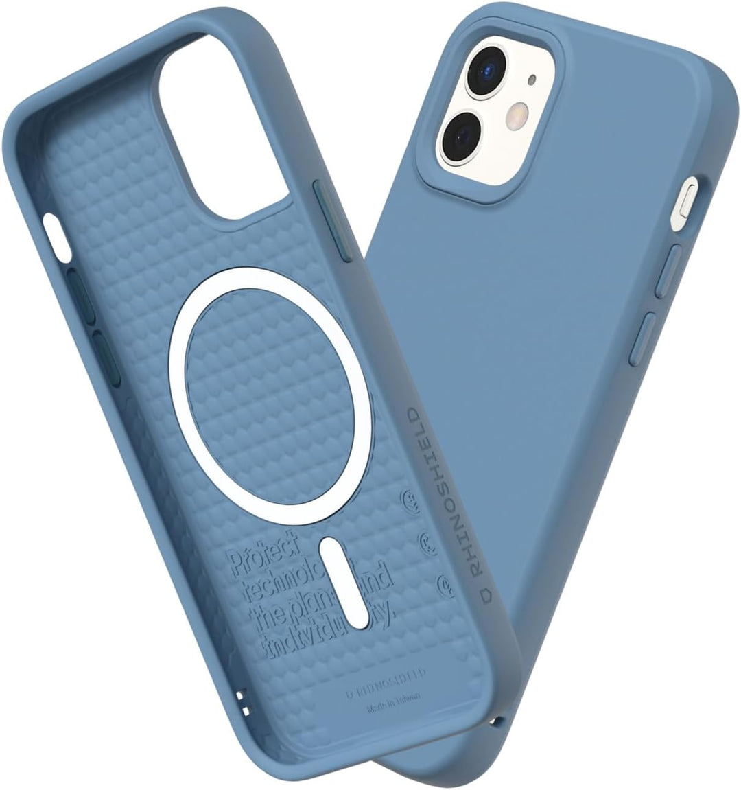 RhinoShield Case kompatibel mit [iPhone 12 Mini] | SolidSuit - MagSafe-kompatibel -Stossdämpfende &