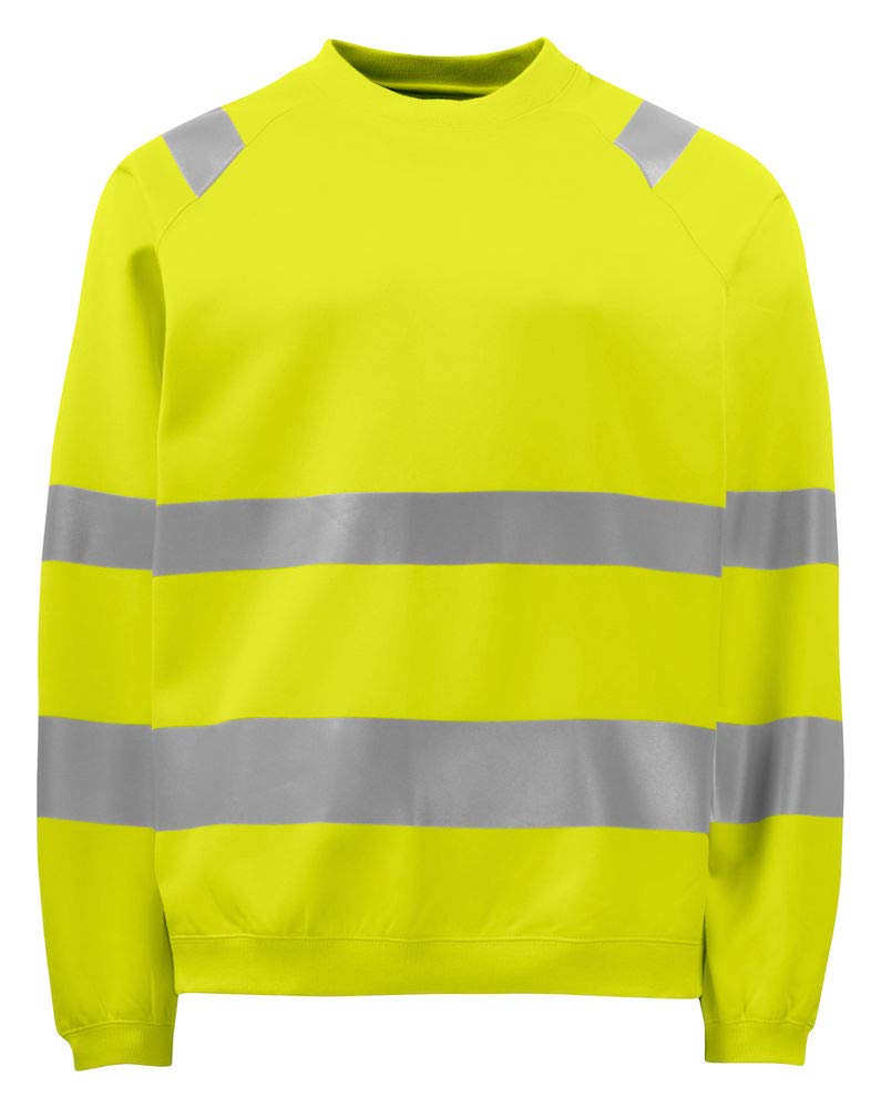 ProJob 646106–10-L Hi-Vis Sweatshirt, gelb