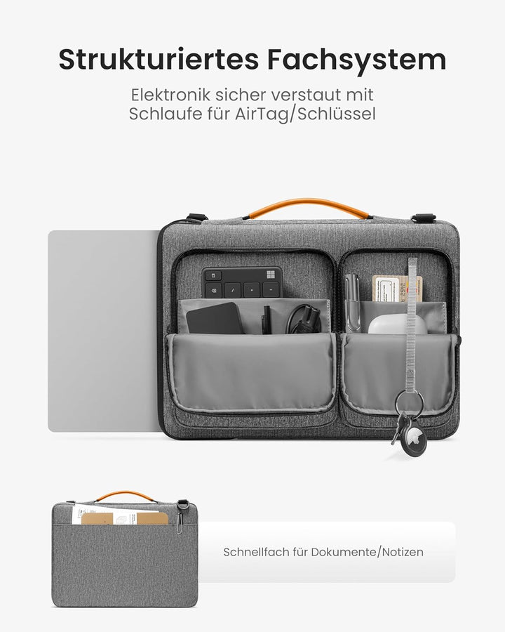 tomtoc 15,6 Zoll Tasche Hülle für 15,6" Acer Aspire/Nitro 5, 15.6 Lenovo IdeaPad, HP Pavilion/Envy,