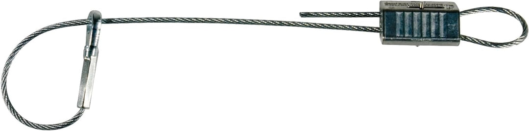 fischer 45956 Drahtseil mit Öse Wireclip Drahtseilset WIS Ø2/1m Set, grau