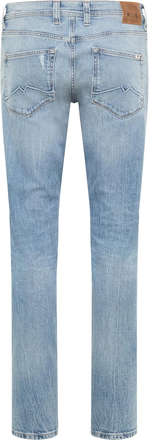 MUSTANG Herren Oregon Tapered Jeans 38W / 32L Mittelblau 584, 38W / 32L Mittelblau 584