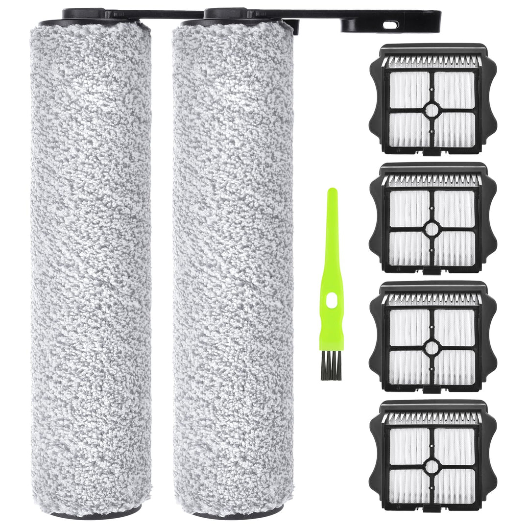 6 Stück Bürstenrolle Zubehör Ersatzteile für Tineco Floor ONE S5/Floor One S5 Pro 2 Nass- und Trocke