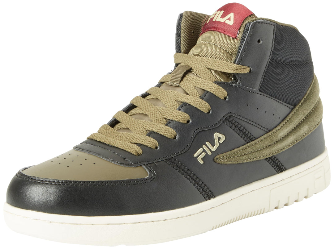 FILA Herren Noclaf Mid Sneaker 42 EU Black Olive Night, 42 EU Black Olive Night