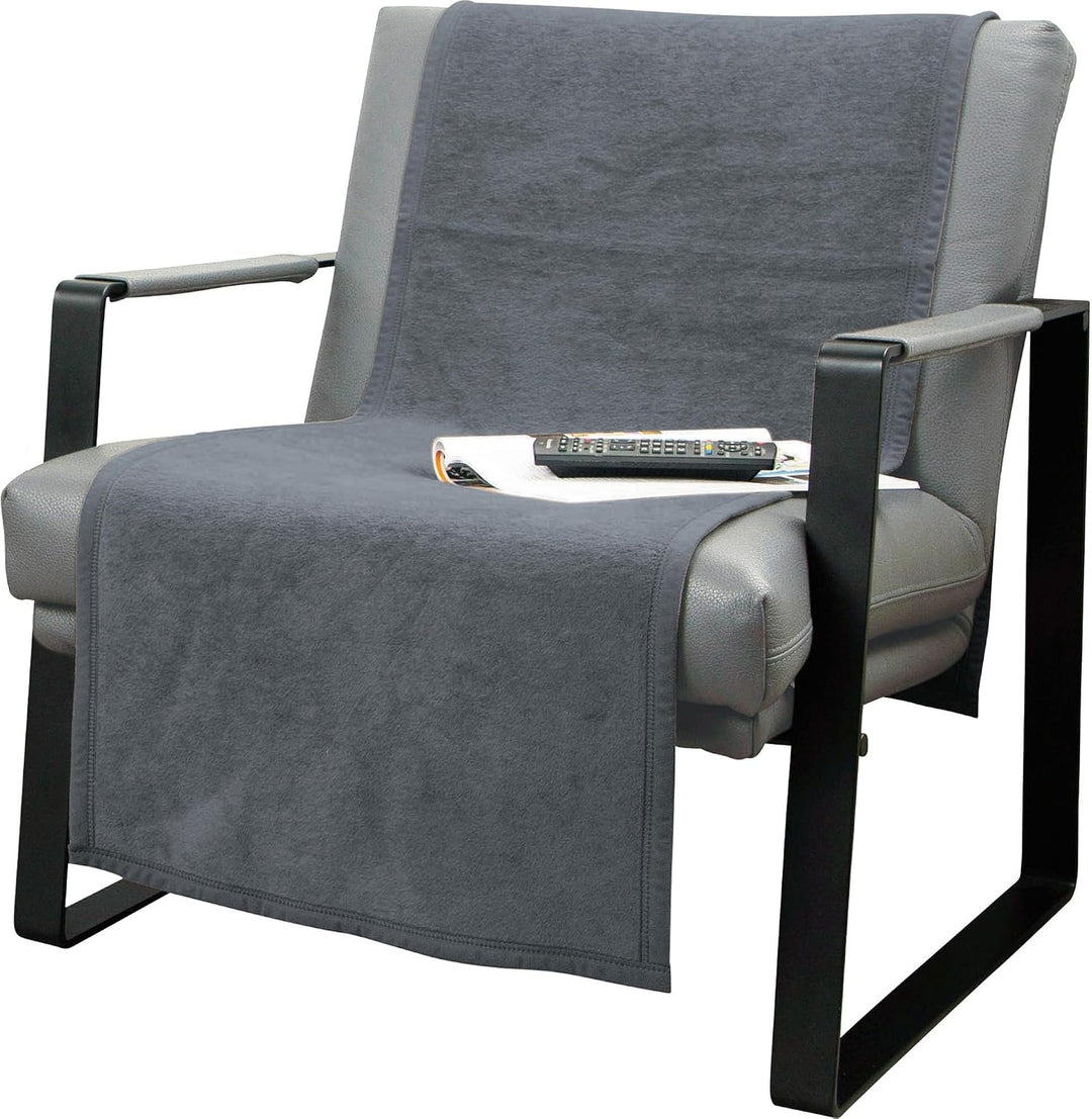 Erwin Müller Sesselschoner, Sofaläufer, Sofaschoner dunkelgrau Grösse 50x200 cm - strapazierstark, w