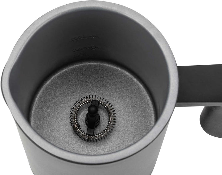 JATA JECL5501 Elektrischer Milchaufschäumer 5-in-1 mit Heizung, Warm- und Kaltschaum, 150 ml Aufschä