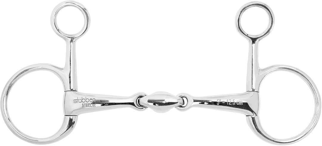 Stübben Gebiss 2235 Baucher-Trense doppelt gebrochen 12,5 cm - 16 mm - Sweet Copper, 12,5 cm - 16 mm