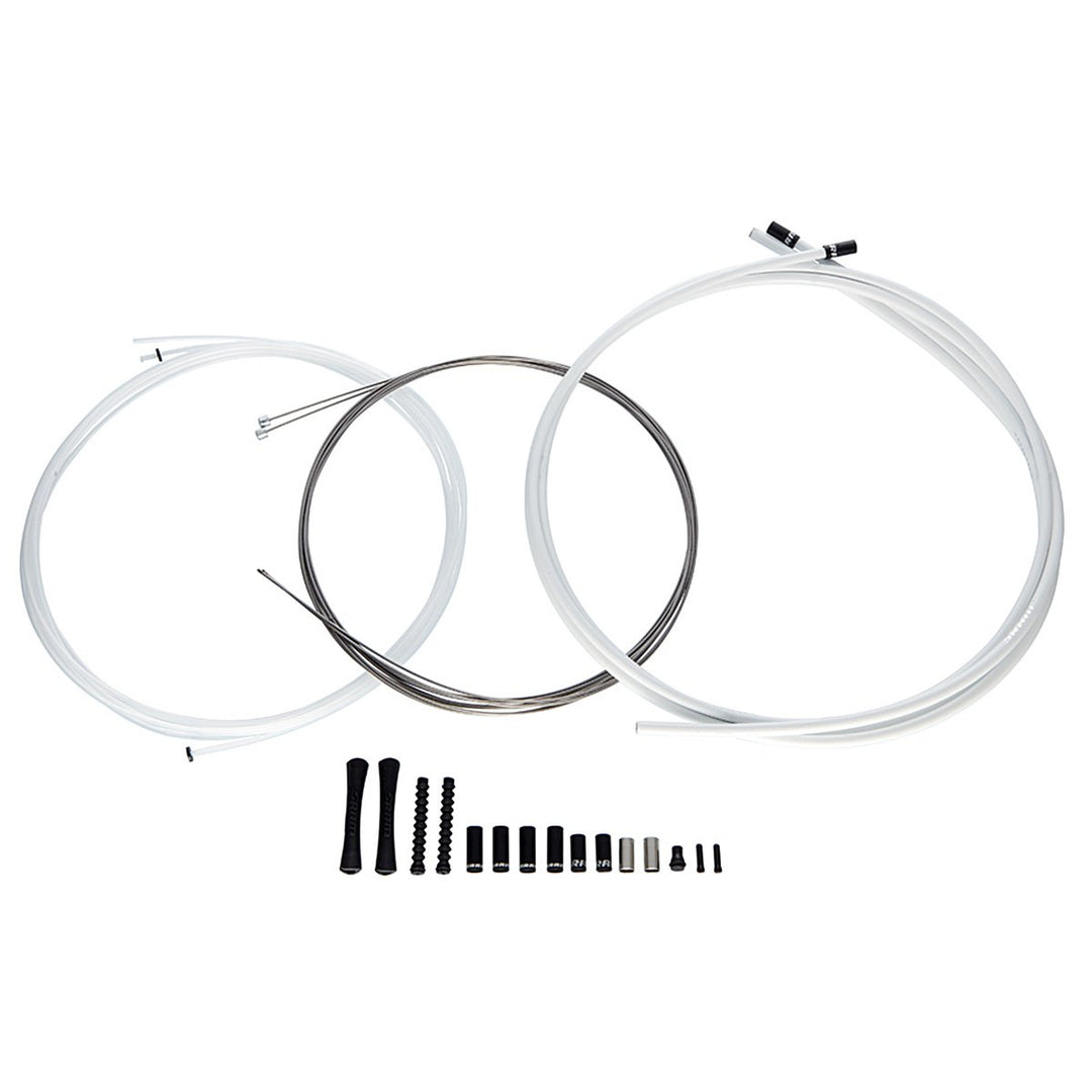 Sram Unisex – Erwachsene Schaltzug mit Aussenhülle Schaltkabel Kit Slickwire Pro Einheitsgrösse Weis